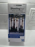 Gemmy Lightshow Shooting Star White Led Icicle Christmas 10 Count Set New. Fixed Price $34.99.
