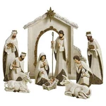 Roman 10 Pc. Ivory And Gold Tone Nativity. Fixed Price $139.95.