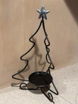 Longaberger #71562 Metalworks Wrought Iron Christmas Tree Candle Holder / Used. Fixed Price $16.99.
