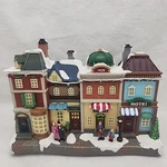 House Moments In Time Nature's Mark 1929 Christmas Village Led Lights And Music. Fixed Price $69.99.