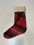Ralph Lauren Polo Tartan Plaid Red Holiday Christmas Stocking 20 New. Fixed Price $24.99.