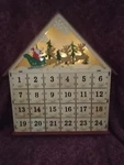 Clever Creations Wooden Christmas Advent Calendar With Led Light-up Feature. Fixed Price $22.24.