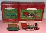 2000 Lionel #5 General Steam Locomotive + The Tender 2PC Hallmark Ornament Set. Fixed Price $10.00.