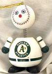 Oakland Athletics Man Ornament 4 Evergreen Mlb Baseball Wooden. Fixed Price $9.99.