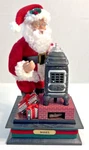 Holiday Creations 1993 Santa Pot Belly Stove Presents Christmas Music Tested. Fixed Price $17.95.