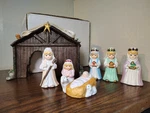 Vintage 1992 House Of Lloyd Nativity Scene Christmas Jesus Love W Box Hol Signed. Fixed Price $50.00.