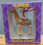 Vintage Costco Giraffe Carousel Ornament Brand New Box 4". Fixed Price $14.39.