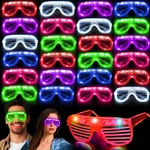 30 Pack Led In The Dark Supplies,glow Sticks Glasses,party.. Fixed Price $1184.88.