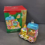 Carlton Cards Heirloom Baby's First Christmas Blown Glass Train Ornament 2006. Fixed Price $98.71.