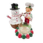 Yankee Candle Pastry Elf Snowman Cupcake Tea Light Holder Christmas Decor. Fixed Price $10.50.