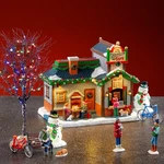Lemax The Christmas Caf Set, House #56675. Fixed Price $173.56.