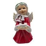 Mr Christmas Ceramic Angel Holding Candle Light Battery Operated. Fixed Price $37.26.