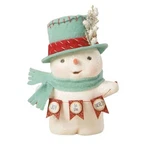 Bethany Lowe Michelle Allen Joy The World Christmas Snowman Blue Top Hat New. Fixed Price $32.00.