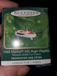 Hallmark Keepsake Miniature Ornament 1968 Murray Jolly Roger Flagship #QXM-5944. Fixed Price $5.00.