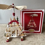 Vtg Christmas Pyramid Nativity Candle Carousel Wooden Target Holiday Home Decor. Fixed Price $55.78.