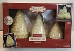 Loft Living Battery Flameless Led 3 Pc Christmas Tree Candle Set With Timer. Fixed Price $34.99.