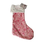 Martha On The Mantle 20 Inch Reversible Naughty Or Nice Christmas Stocking. Fixed Price $18.95.