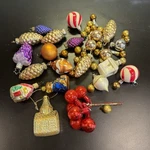 Vintage Glass Christmas Tree Ornament Lot For Assorted. Fixed Price $34.74.