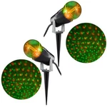 Gemmy Light Show Projection Star Spinner (pack Of 2) Green Orange (ggo). Fixed Price $26.99.