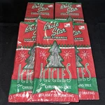 Lot Of 5-VTG Brite Star Icicles Silver Tinsel 2,000 Strands Each Made Usa. Fixed Price $29.99.