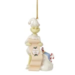 Lenox Ornaments, The Grinchs List Ornament, Porcelain Material With Gold Acce.... Fixed Price $54.00.
