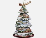 Thomas Kinkade Animated Tabletop Christmas Tree With Train: Wonderland Express. Fixed Price $125.26.