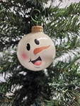 Friendly Fun Snowman Glass Christmas Tree Ball Ornament Set Of 4. Fixed Price $12.95.