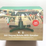 Rotating Christmas Tree Stand 360 W/speaker+remote Control For Music New. Fixed Price $41.99.