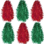 Shappy 90FT 6 Rolls Red Green Tinsel Garland Christmas Tree Decor Glitter Metal. Fixed Price $29.98.