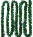 Christmas Closeout Bulk Tinsel Garland Holiday Decoration Green Realistic Pack. Fixed Price $100.00.