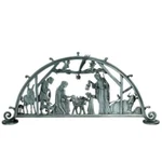 Standing Metal Nativity Scene By Cathedral Art New Christmas Inspirational. Fixed Price $19.98.