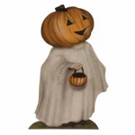 Bethany Lowe Retro Vintage Style Pumpkin Treats Wood Standing Dummy Board 12. Fixed Price $19.95.