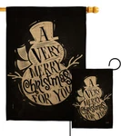 Very Merry Garden Flag Winter Christmas Small Decorative Gift Yard House Banner. Fixed Price $69.95.
