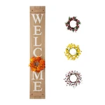 Glitzhome Welcome Sign With 4 Interchangeable Floral Wreaths For Front Door P.... Fixed Price $69.19.