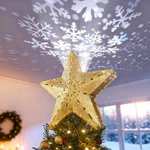 Dg-direct Christmas Tree Topper Lighted Star Gold ,3D Hollow Sparkling. Fixed Price $38.29.
