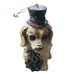 December Diamonds Glass Top Hat Labrador Retriever Dog Xmas Ornament 3.75 Inch. Fixed Price $12.88.