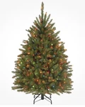 National Tree Artificial Christmas 4.5 Ft. Multicolor Lights Traditional. Fixed Price $99.99.
