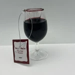 Ganz Liquid Filled Wine Glass Ornament Merry Merlot (EX25630). Fixed Price $10.00.