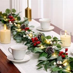 Alupssuc 6FT Prelit Artificial Eucalyptus Christmas Garland, Multi-color Ligh.... Fixed Price $65.00.