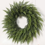 24" Real Touch Artificial Cedar - Faux Christmas Wreaths For Front Doo.... Fixed Price $42.27.