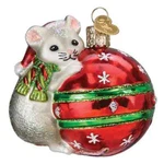 Old World Christmas Playful Mouse (12698) Glass Ornament W/owc Box. Fixed Price $22.39.
