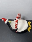 Cracker Barrel Holiday Candy Dish 7" Tall 6" Diameter Great Condition. Fixed Price $32.99.