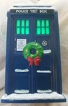 Kurt Adler Ornament Doctor Who Wreath Lights Blue Holiday Christmas Decoration. Fixed Price $49.00.