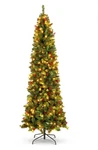 Best Choice Products 7.5FT Pre-lit Pre-decorated Pencil Christmas Tree Artifici. Fixed Price $41.31.