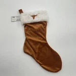 Texas Longhorns Forever Collectible Orange Christmas Stocking 17" 9". Fixed Price $15.00.