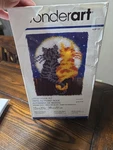 Wonderart Latch Hook Rug Kit Cats Moonlight Meow New Open Box. Fixed Price $15.99.