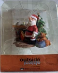 Outside/inside Christmas Tree Ornament By Gsi Outdoors Santa & Canoe, Chimney. Fixed Price $14.95.
