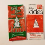 Brite Star Silver Tinsel Icicles Retro Christmas 2000 Strand 18" Made Usa. Fixed Price $14.95.