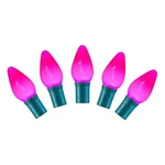 Vickerman 16' Color Box C7 Led Christmas Light Set Pink Finish. Fixed Price $32.13.