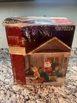 Gemmy Airblown (elf Sleigh Lesson) #0670224 8FT Inflatable Christmas Decoration. Fixed Price $125.00.